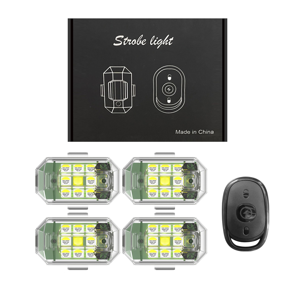 Drone Beacon Light - 1/2/4 pces sem fio led drone
