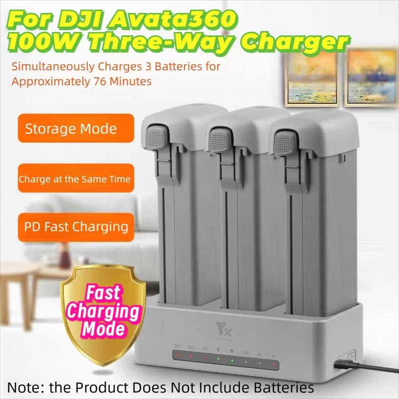 Carregador Rápido de Três Vias - Drone Charging Hub avaliação e preço