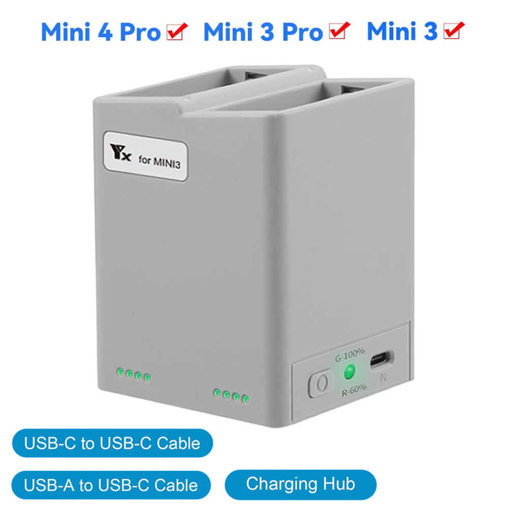 Para dji mini 3pro/4pro bateri - Drone Charging Hub avaliação e preço