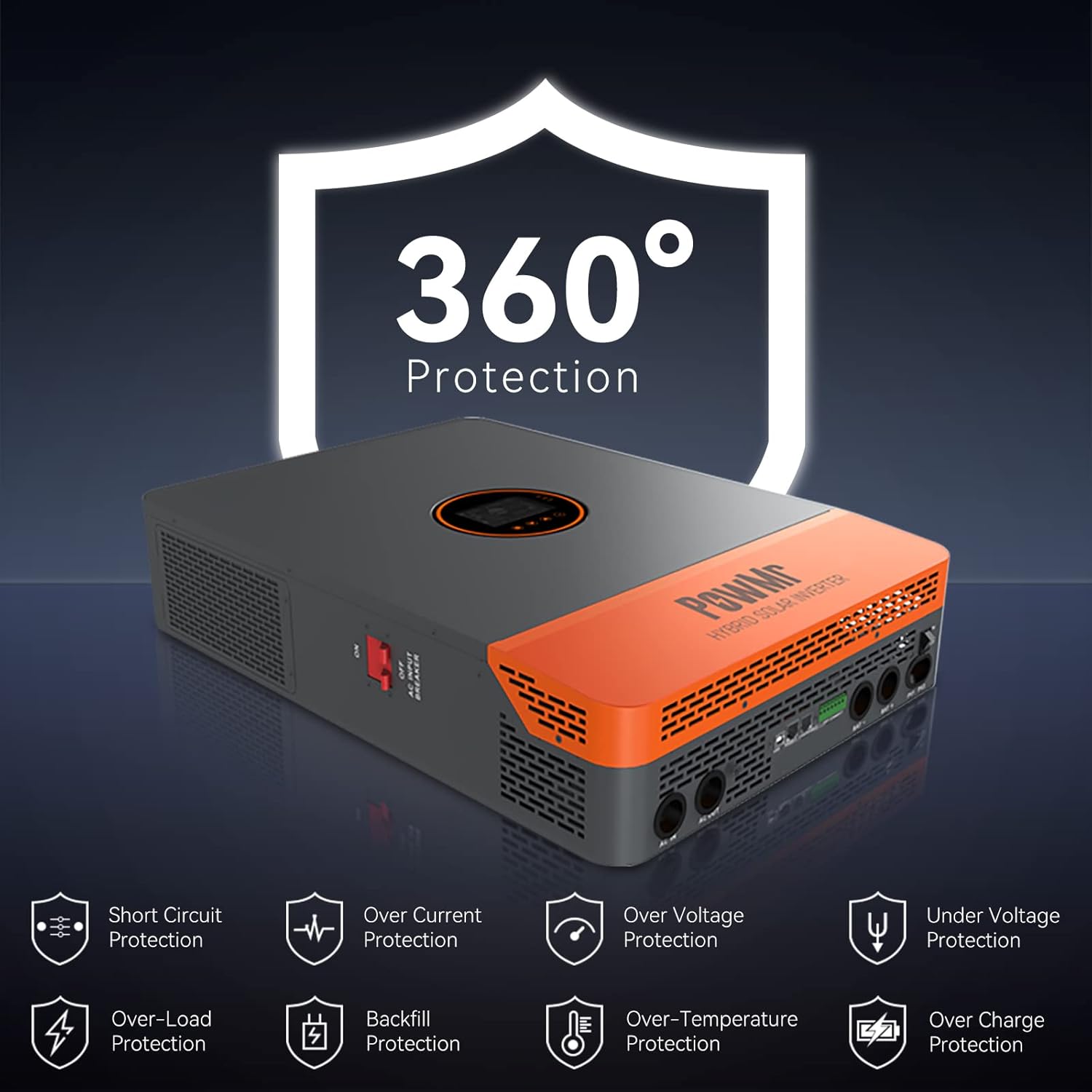 PowMr 10KW Inversor de fase di - Drone Solar Charger avaliação e preço